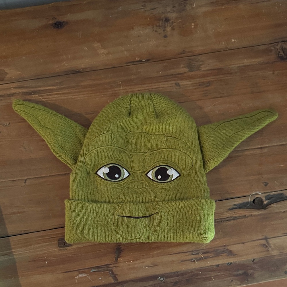 Green Yoda Knit Beanie
